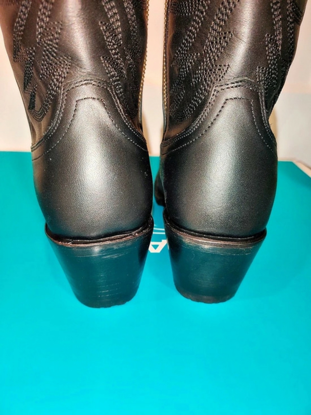 Lane Boots Smokeshow Cowboy Cowgirl Boots Jet Black US 8 NWT - Picture 5 of 10